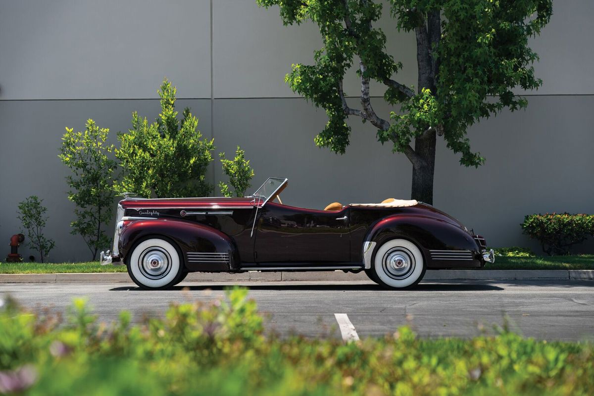 1941 Packard Custom Super Eight One Eighty Convertible Victoria by Darrin offered at RM Sotheby's Monterey live auction 2019